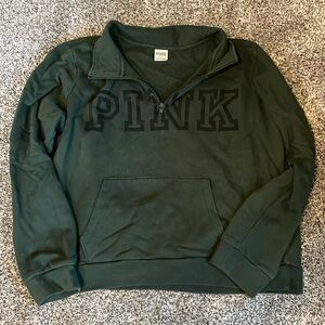 PINK quarter zip sweater